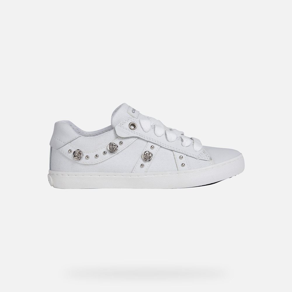 Tenis Geox Menina Branco - Kilwi - FTEGB8635